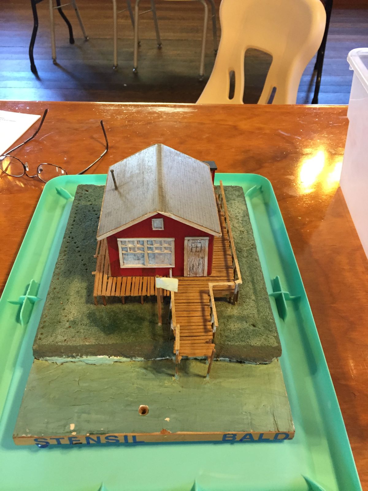 Miniature Bay House Stenzel Family 