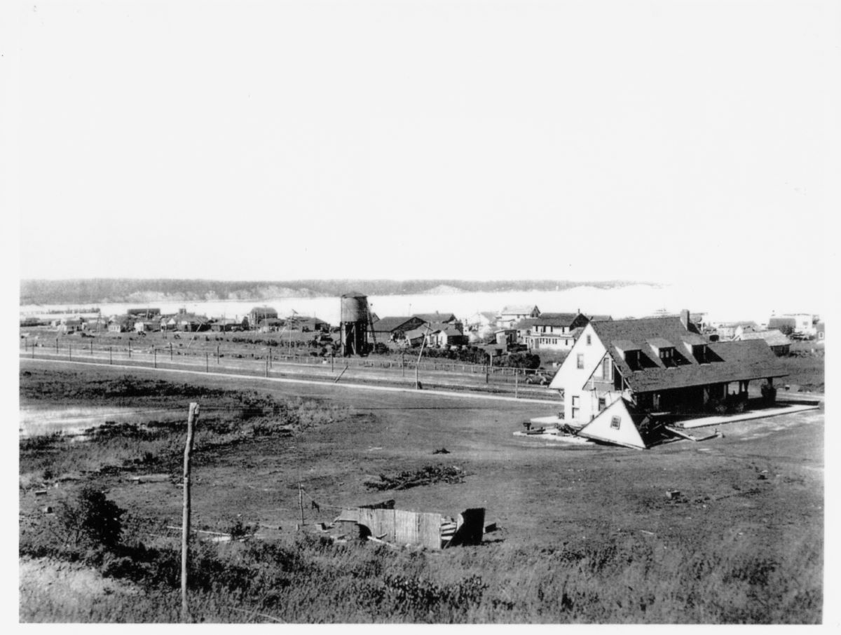 click to see item Fort Pond Bay Post Hurricane of 1938